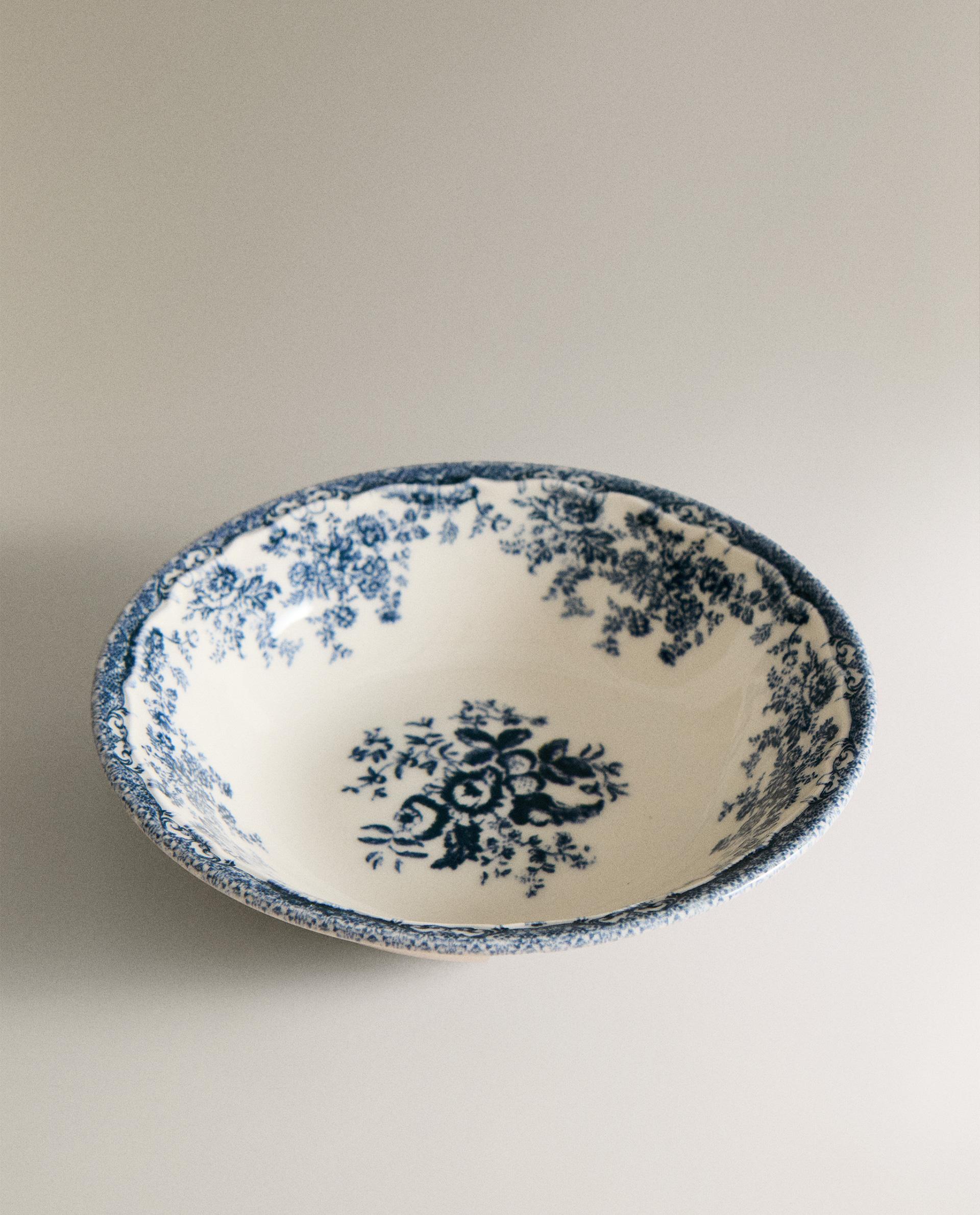 FLORAL EARTHENWARE BOWL product thumbnail 8