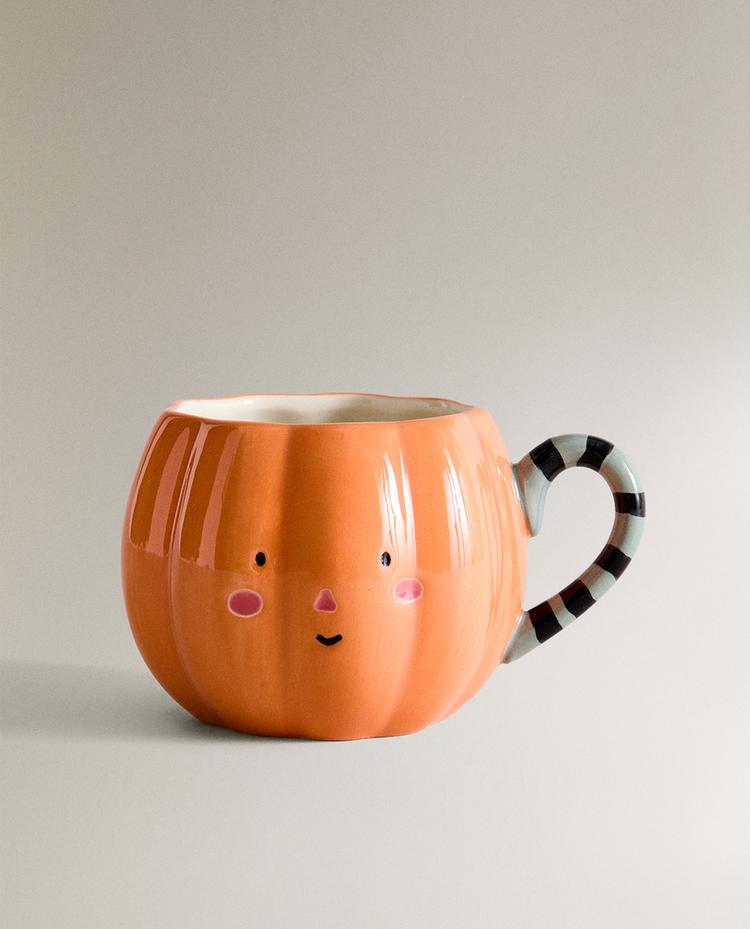 TASSE CÉRAMIQUE ENFANT CITROUILLE HALLOWEEN