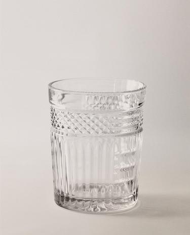 VASO VIDRIO RELIEVE
