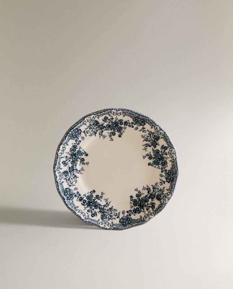 PLATO PAN LOZA FLORAL PLATO PAN LOZA FLORAL