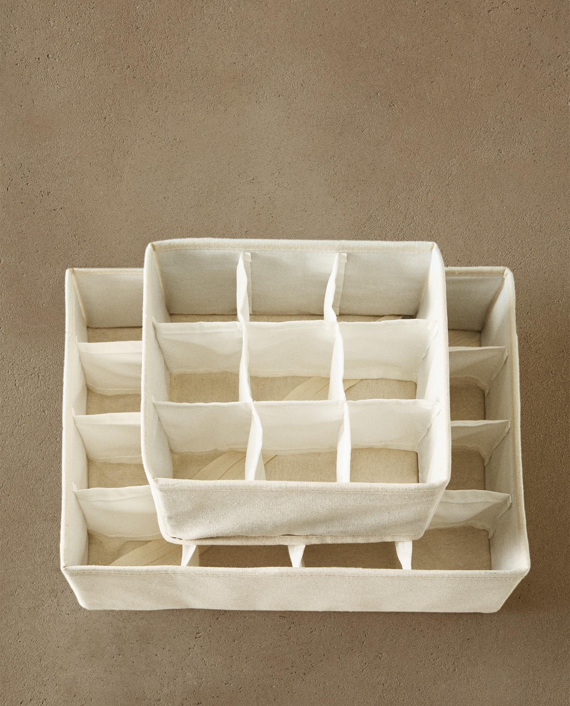 ORGANISER BASKET WITH COMPARTMENTS