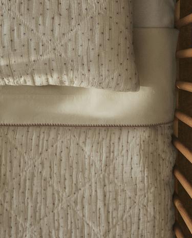 KIDS' FLORAL MUSLIN BEDSPREAD