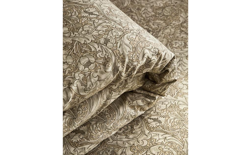 HOUSSE DE COUETTE COTON SATIN FLEURI MORRIS & CO.