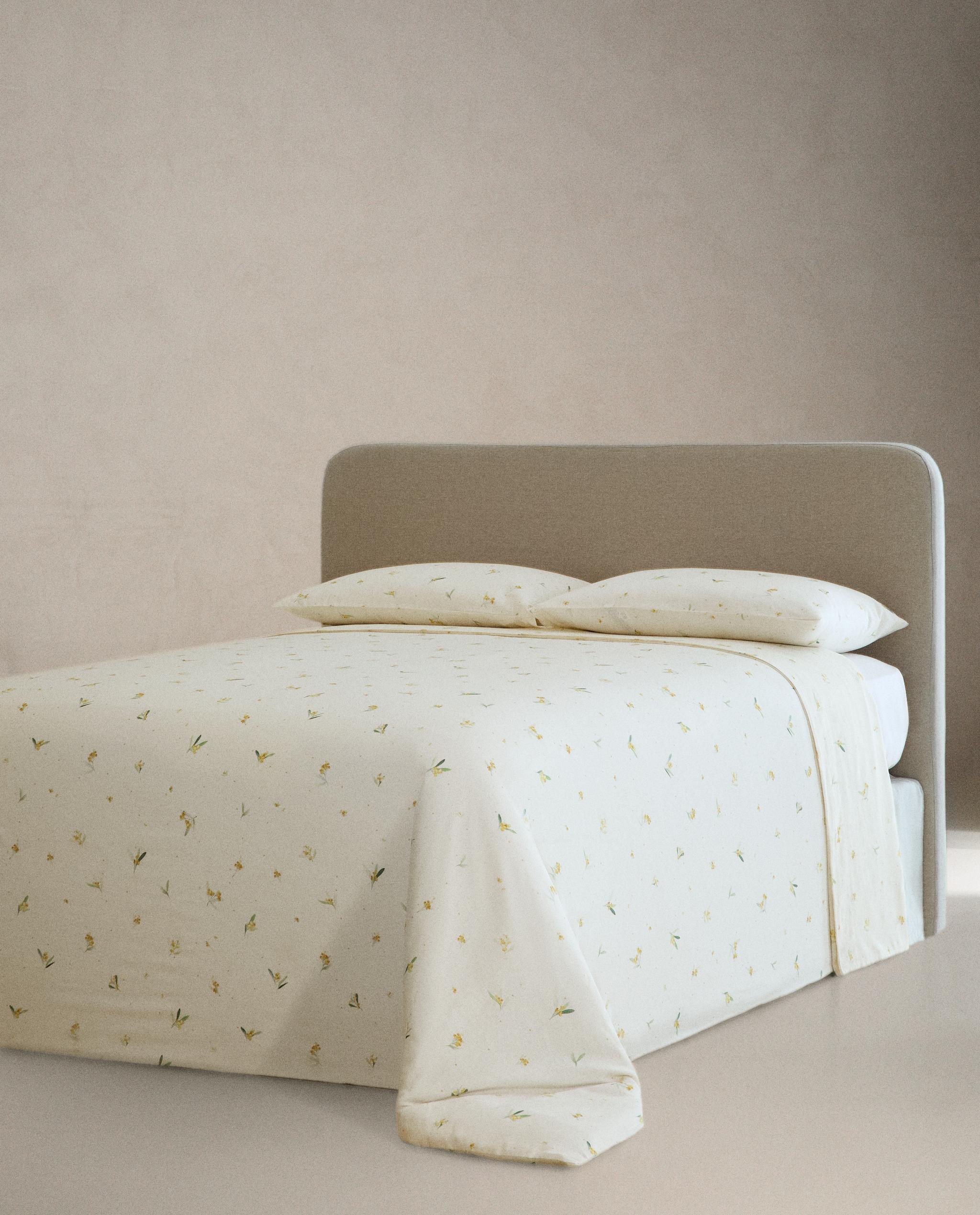 リネン＆コットン ミモザ 掛け布団カバー | Zara Home 日本/Japan