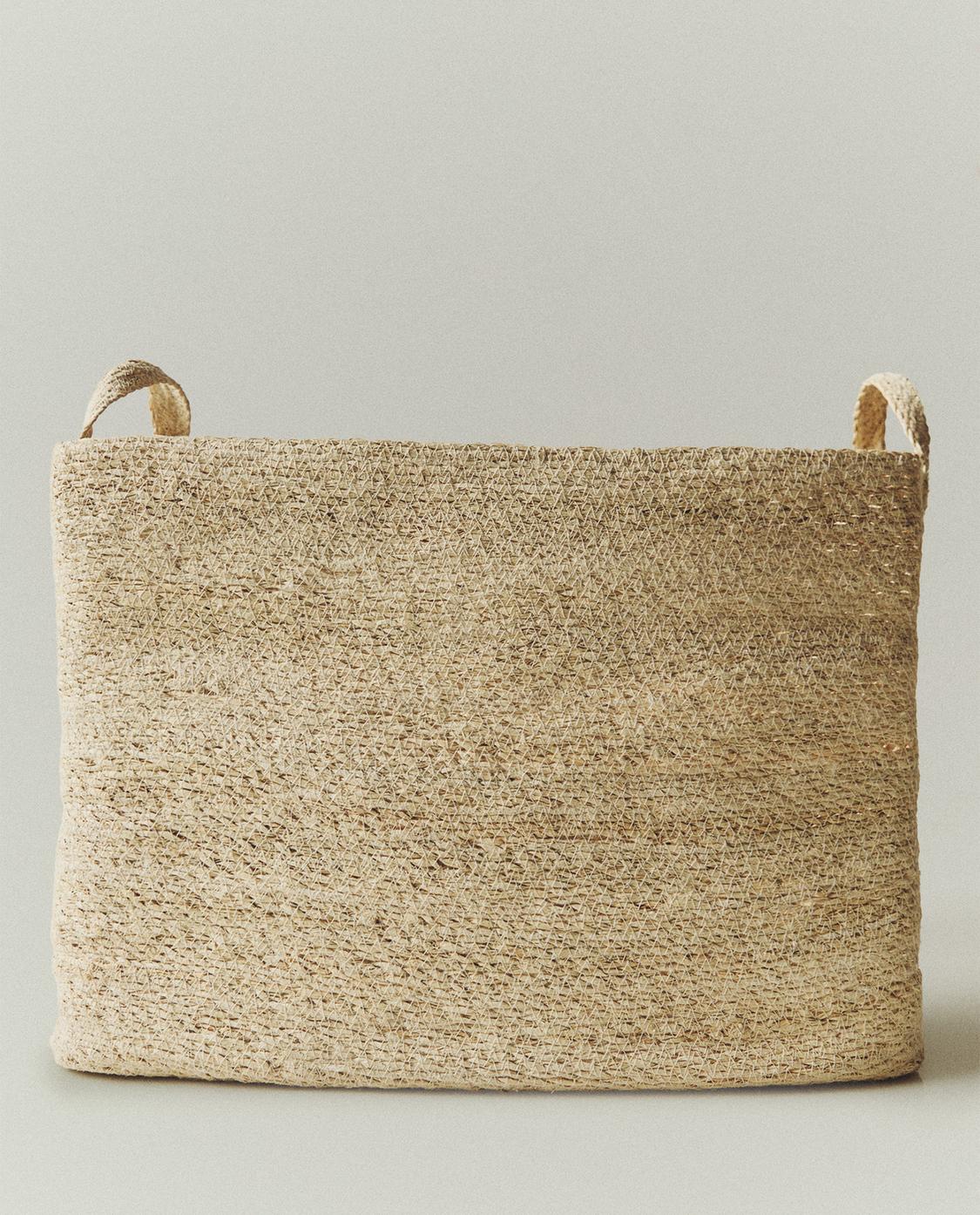 Cestino Portaoggetti In Seagrass Intrecciato Con Coperchio - Decorativo Per Casa - Foto 8