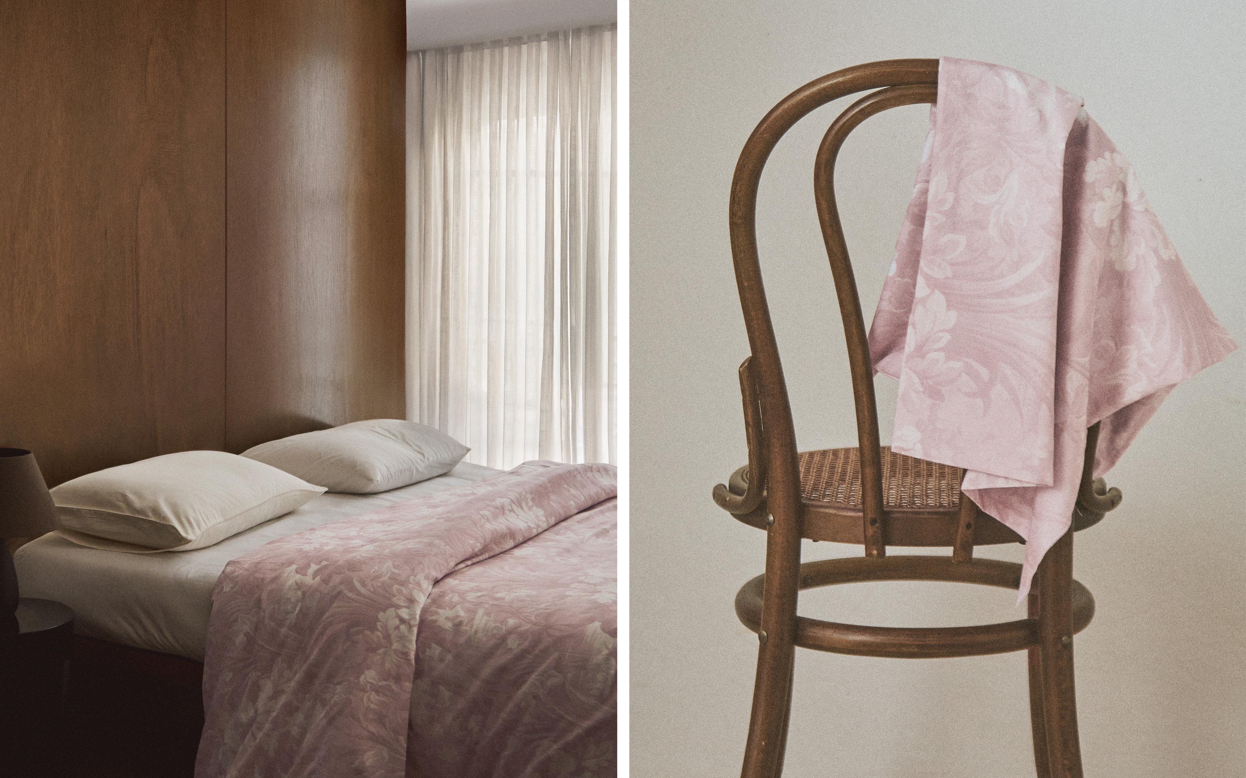DUVET COVER WITH FLORAL AND BRANCH PRINT product thumbnail 6
