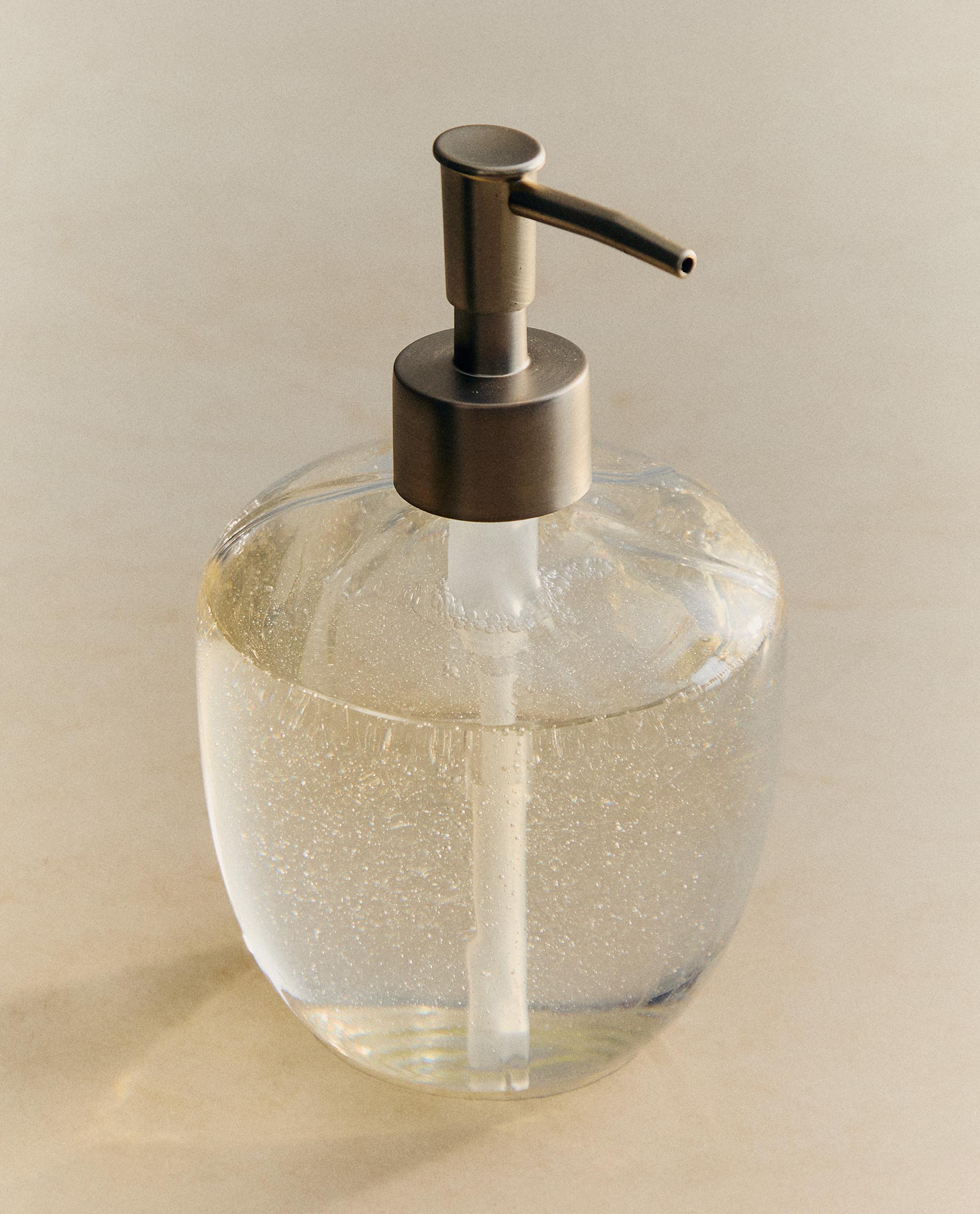 Produktbild von SANISMART Schaumseifenspender YASEMIN – 500 Ml, Blau Transparent, Abschließbar, Wandmontage – Für Küchen, Büros & Sanitärräume
