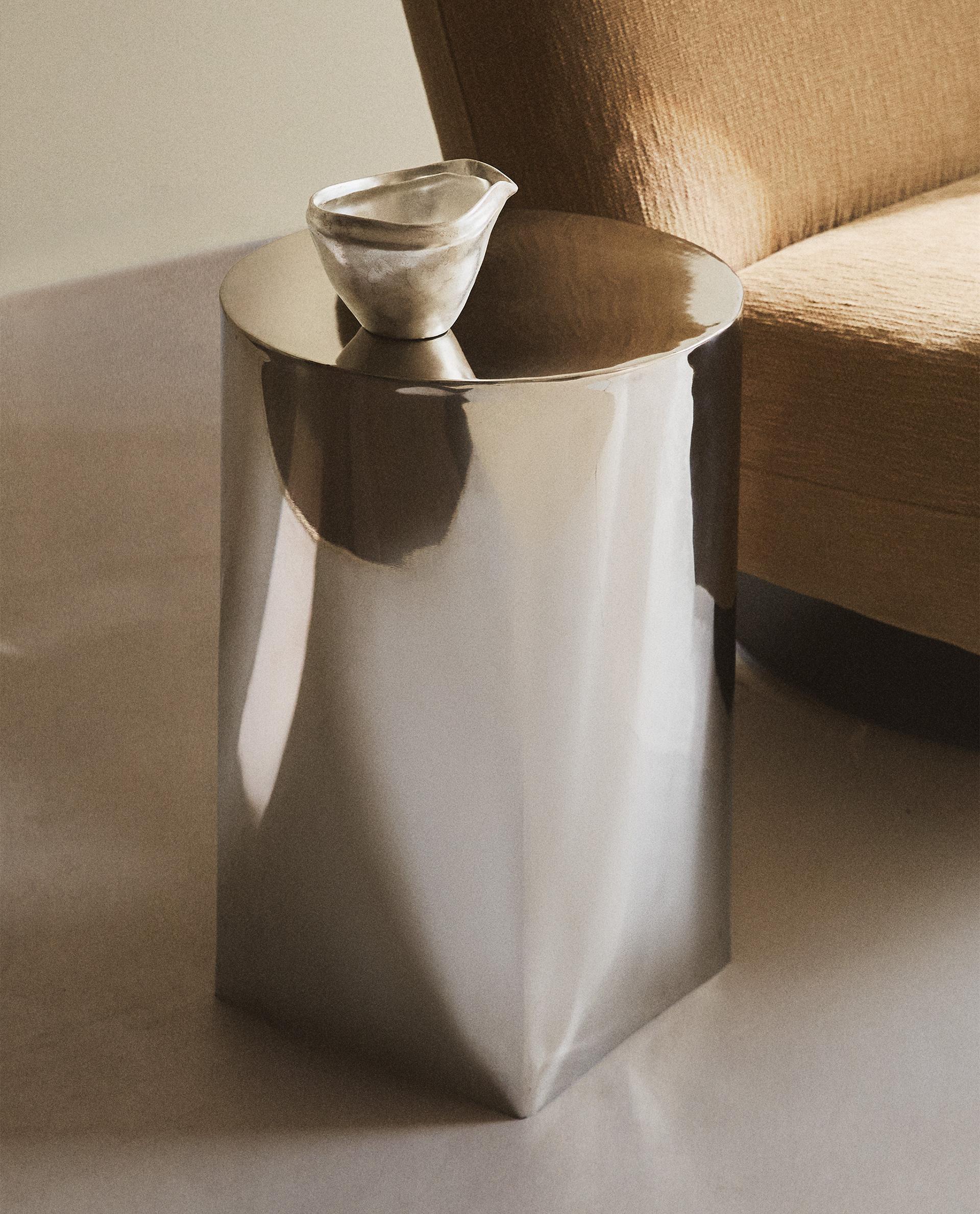 STAINLESS STEEL SIDE TABLE STAINLESS STEEL SIDE TABLE