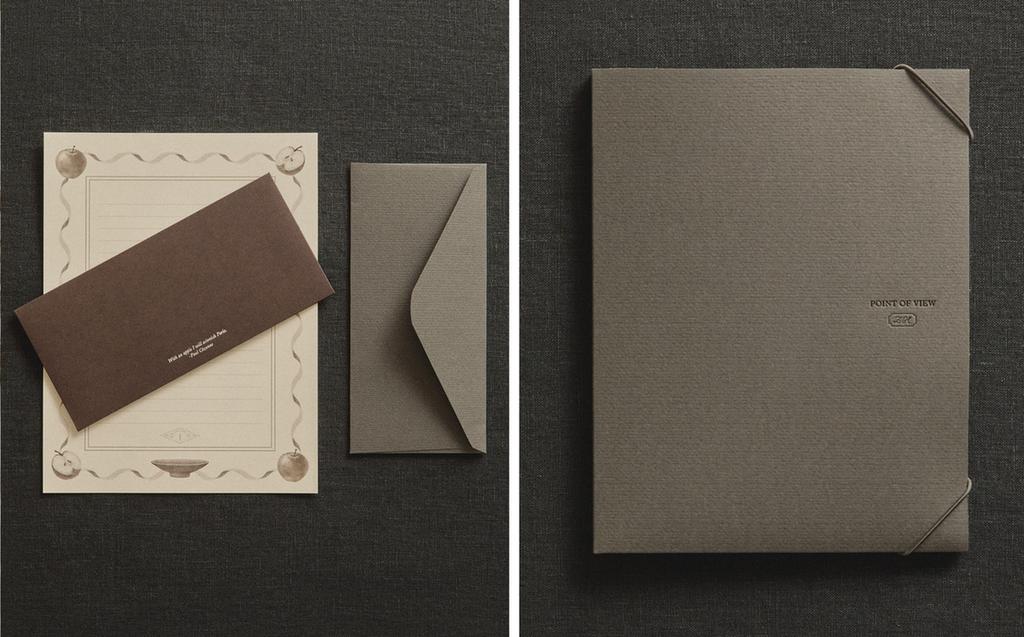 "POINT OF VIEW" 카드 및 봉투 세트 "POINT OF VIEW" 카드 및 봉투 세트