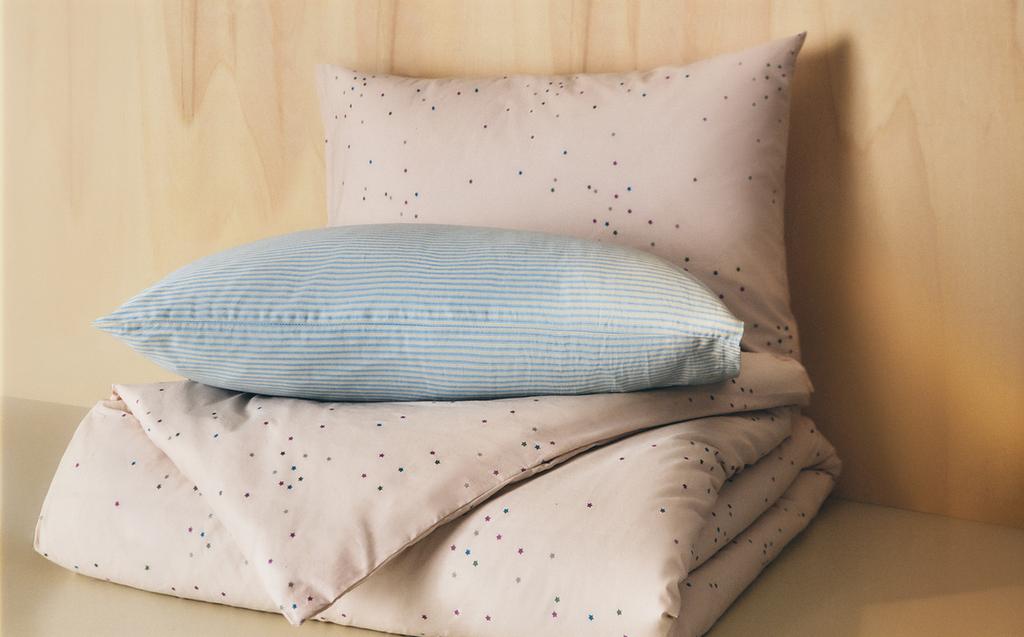 KIDS' STAR PRINT COTTON BED LINEN