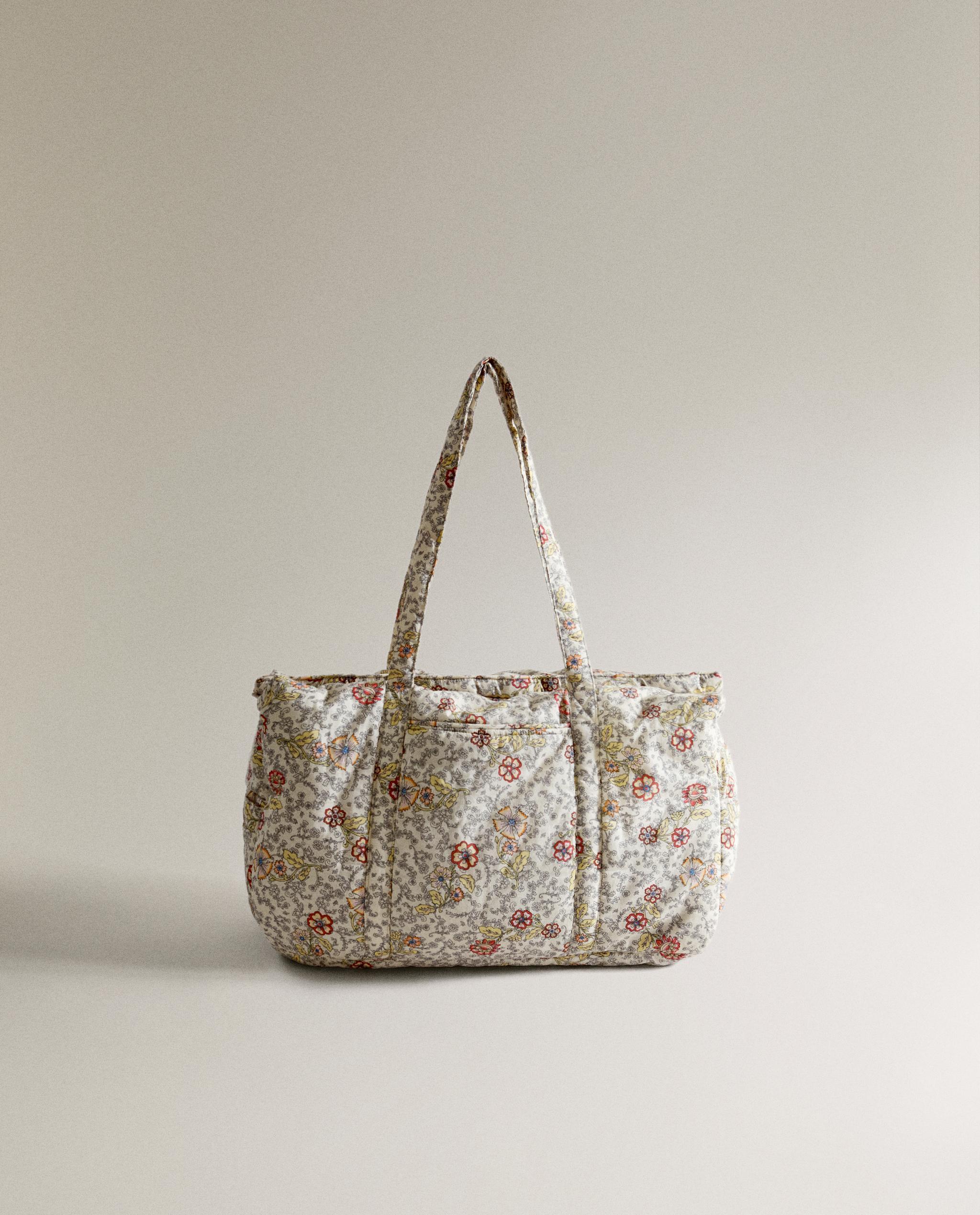 FLORAL COTTON MATERNITY BAG product thumbnail 2