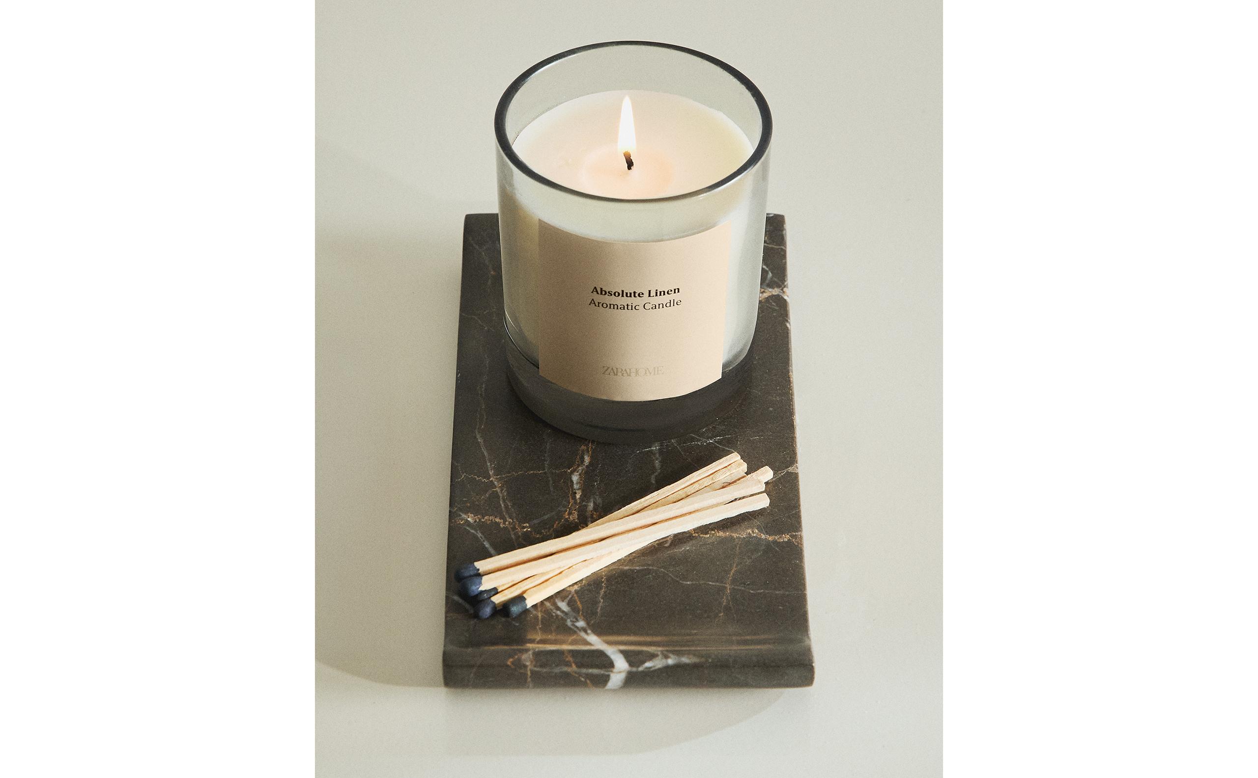 200 G] ”ABSOLUTE” LINEN アロマキャンドル | Zara Home 日本/Japan