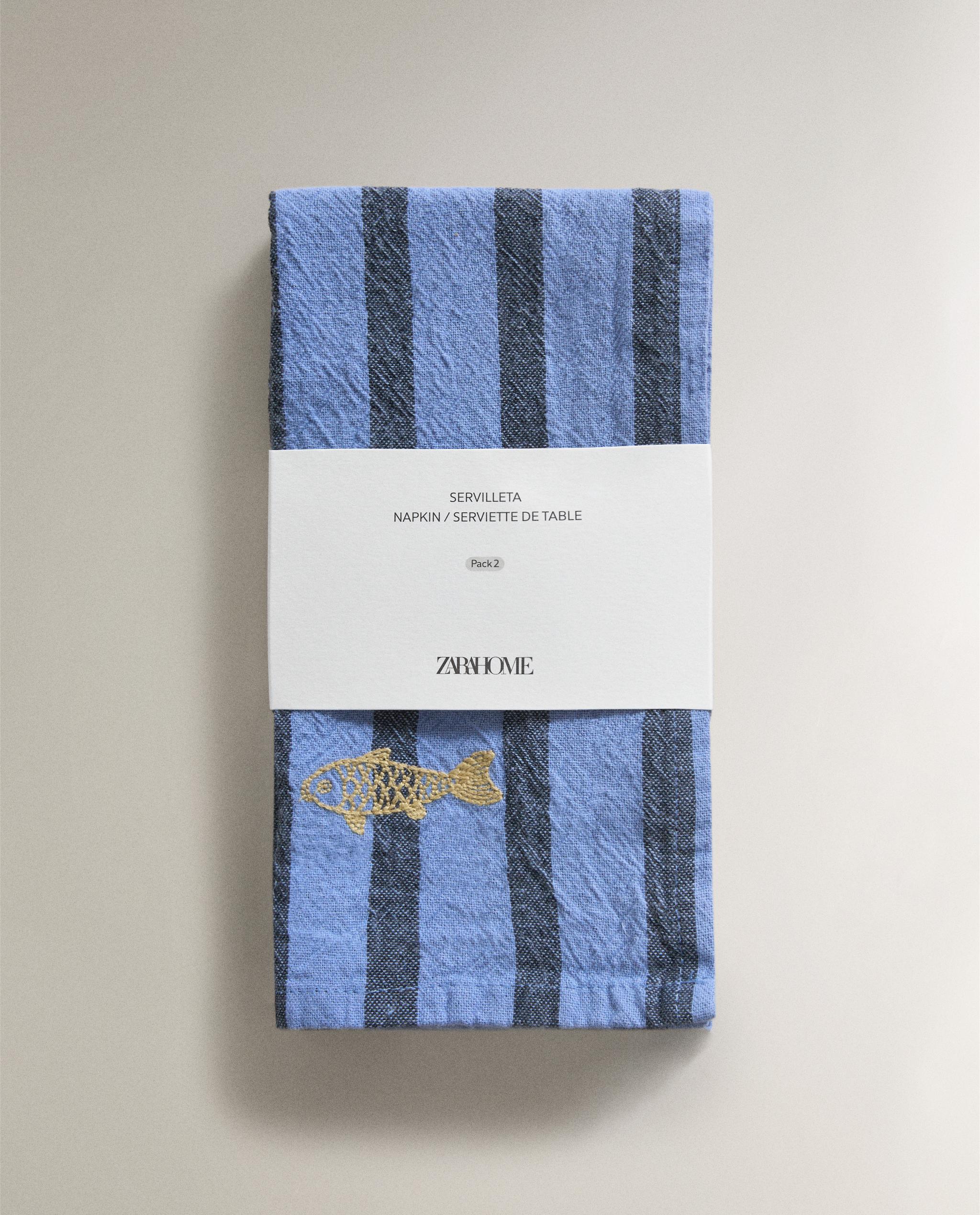 PACK OF LINEN AND COTTON NAPKINS product thumbnail 4