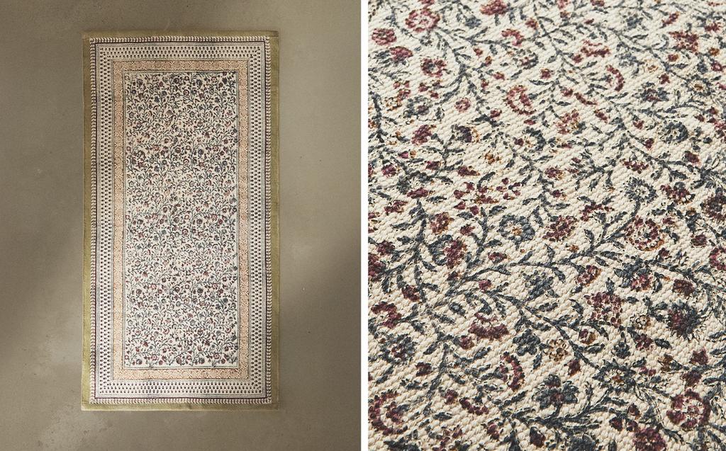 BLOCK PRINT RUNNER RUG