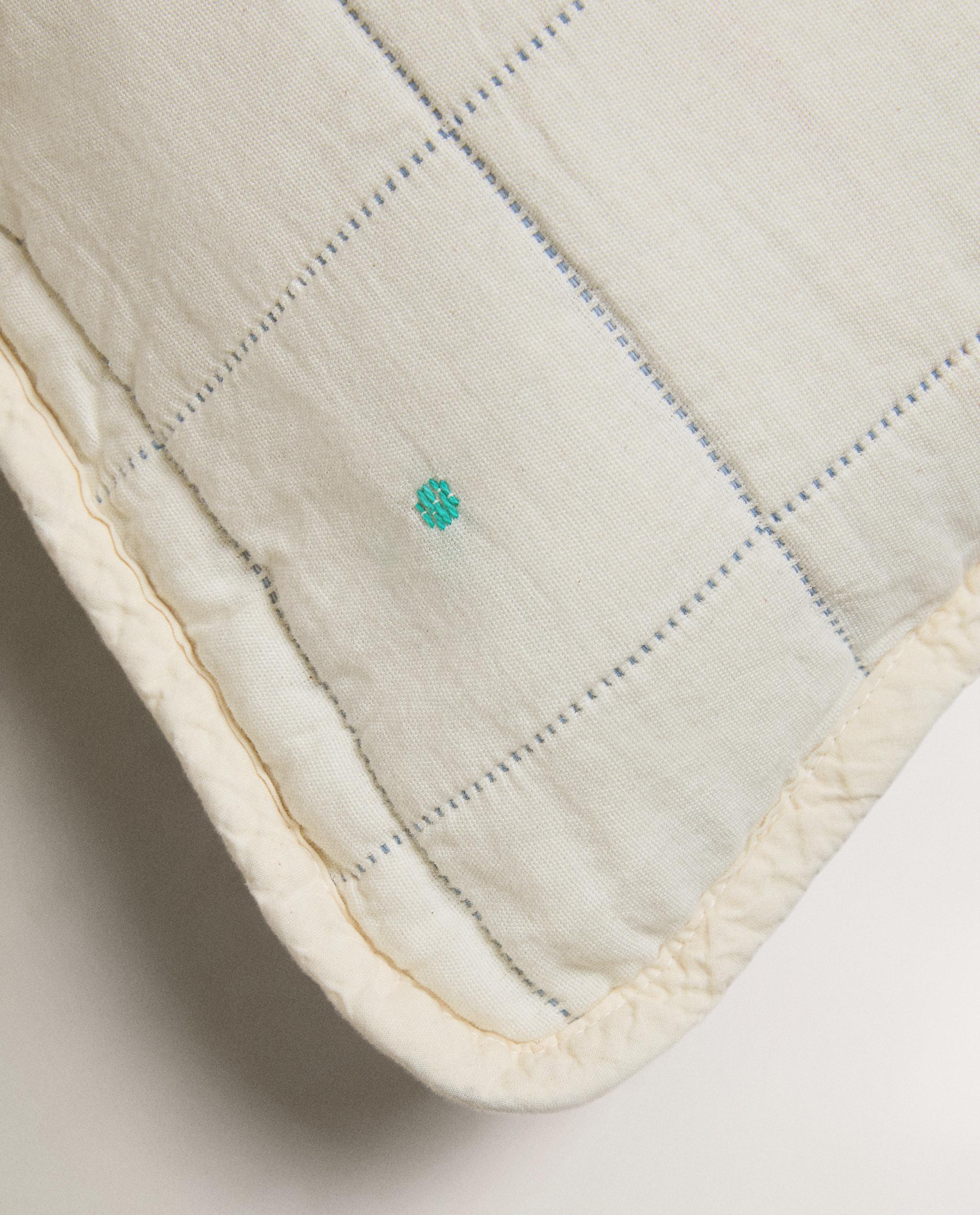 DOTTED AND CHECKED CUSHION COVER product thumbnail 7