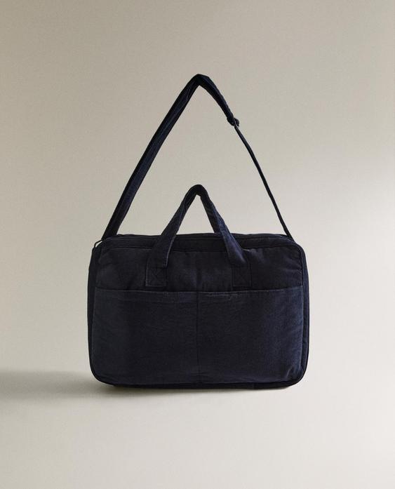 VALISE DE VOYAGE BÉBÉ EN VELOURS CÔTELÉ