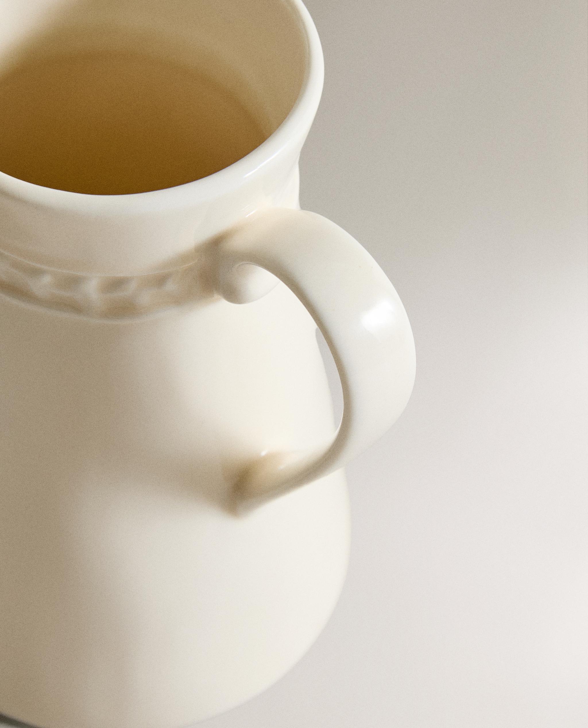 レリーフ ストーンウェア ミルクピッチャー | Zara Home 日本/Japan