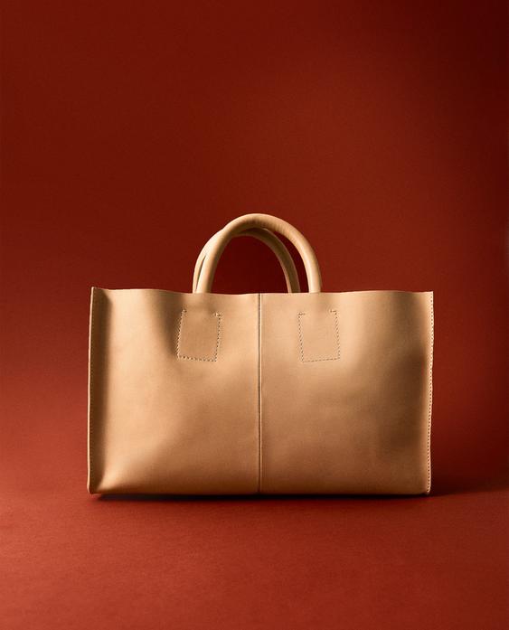 LEATHER MINI TOTE BAG