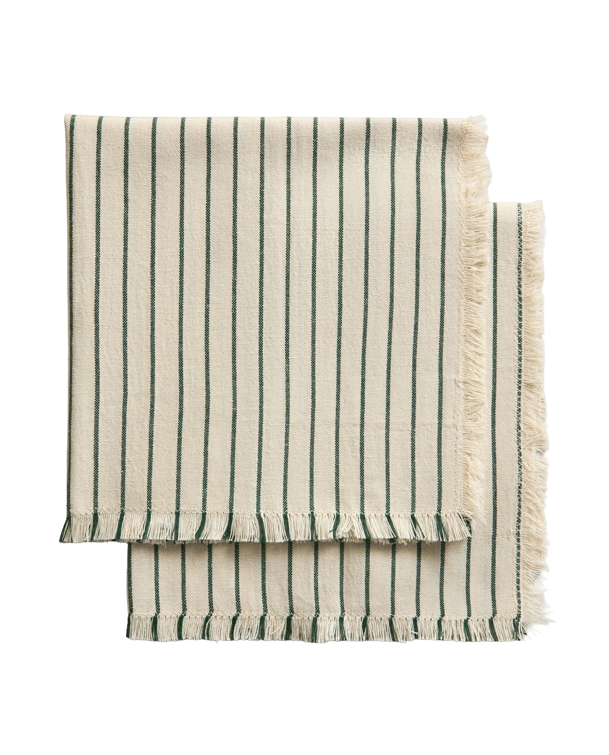 PACK OF STRIPED AND FRINGED NAPKINS (PACK OF 2) product thumbnail 7