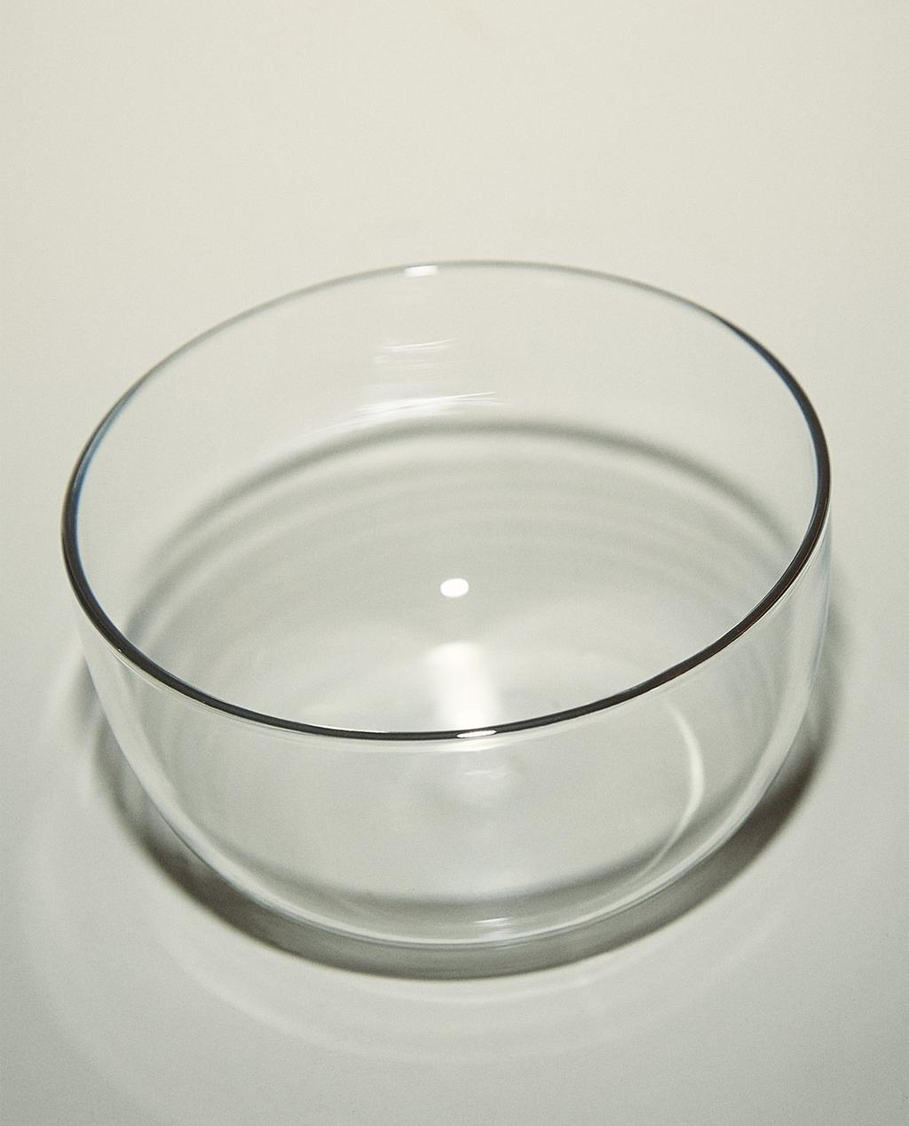 シルバーエッジ ボロシリケイトガラス ボウル