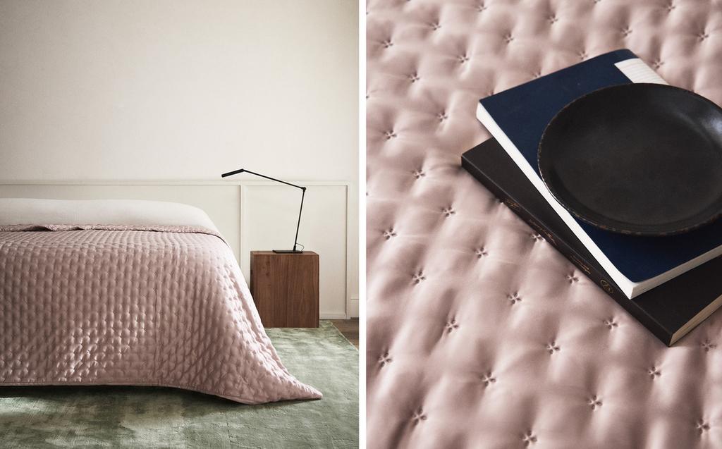 لحاف سادة بعُقد لحاف سادة بعُقد