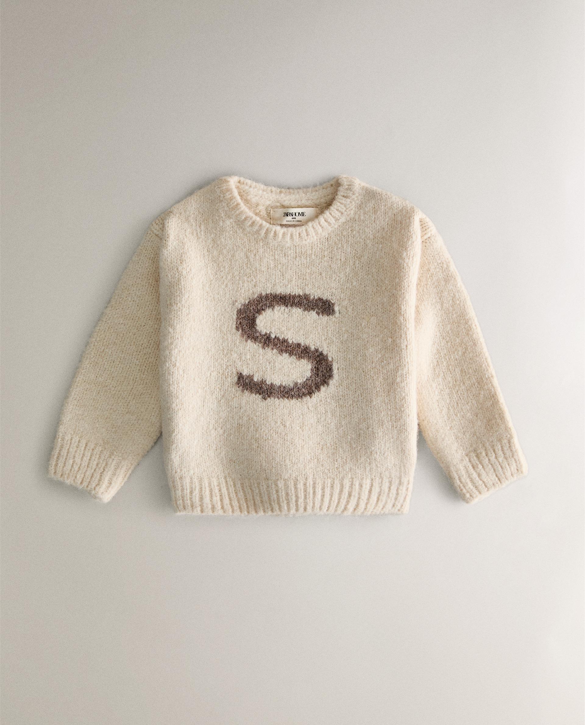 PULLOVER BAMBINI LETTERA S