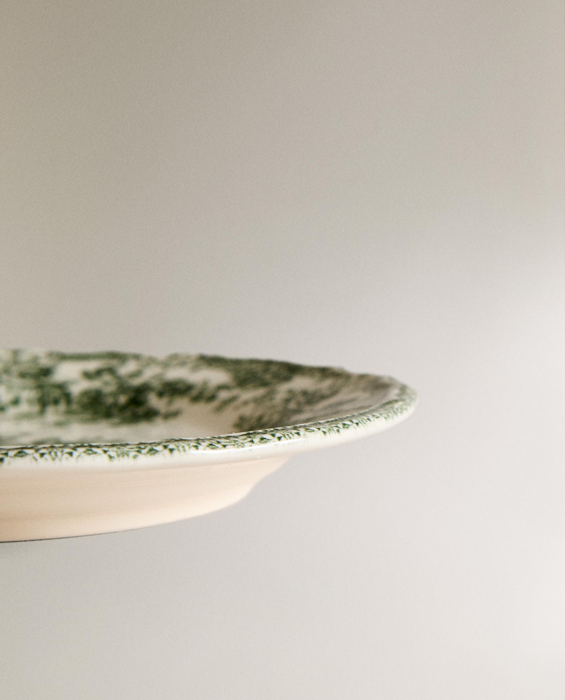 デザートプレート クレイポッタリー 花柄 | Zara Home 日本/Japan デザートプレート クレイポッタリー 花柄 | Zara Home 日本/Japan