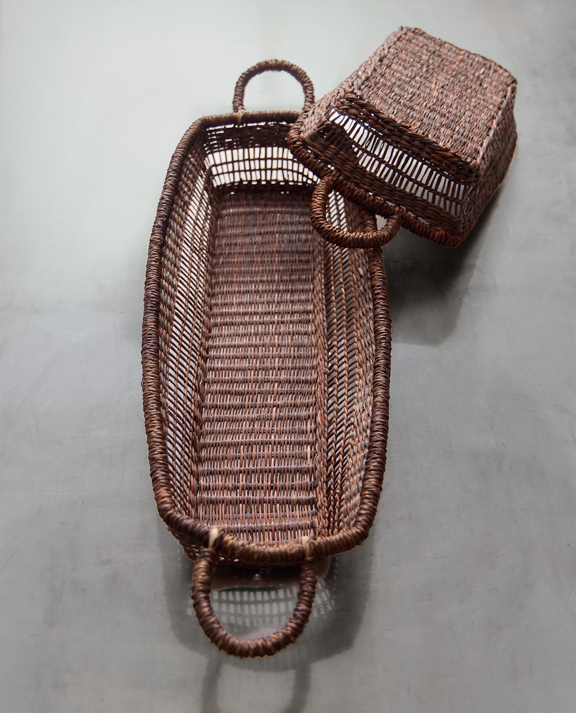 RECTANGULAR SEAGRASS BASKET