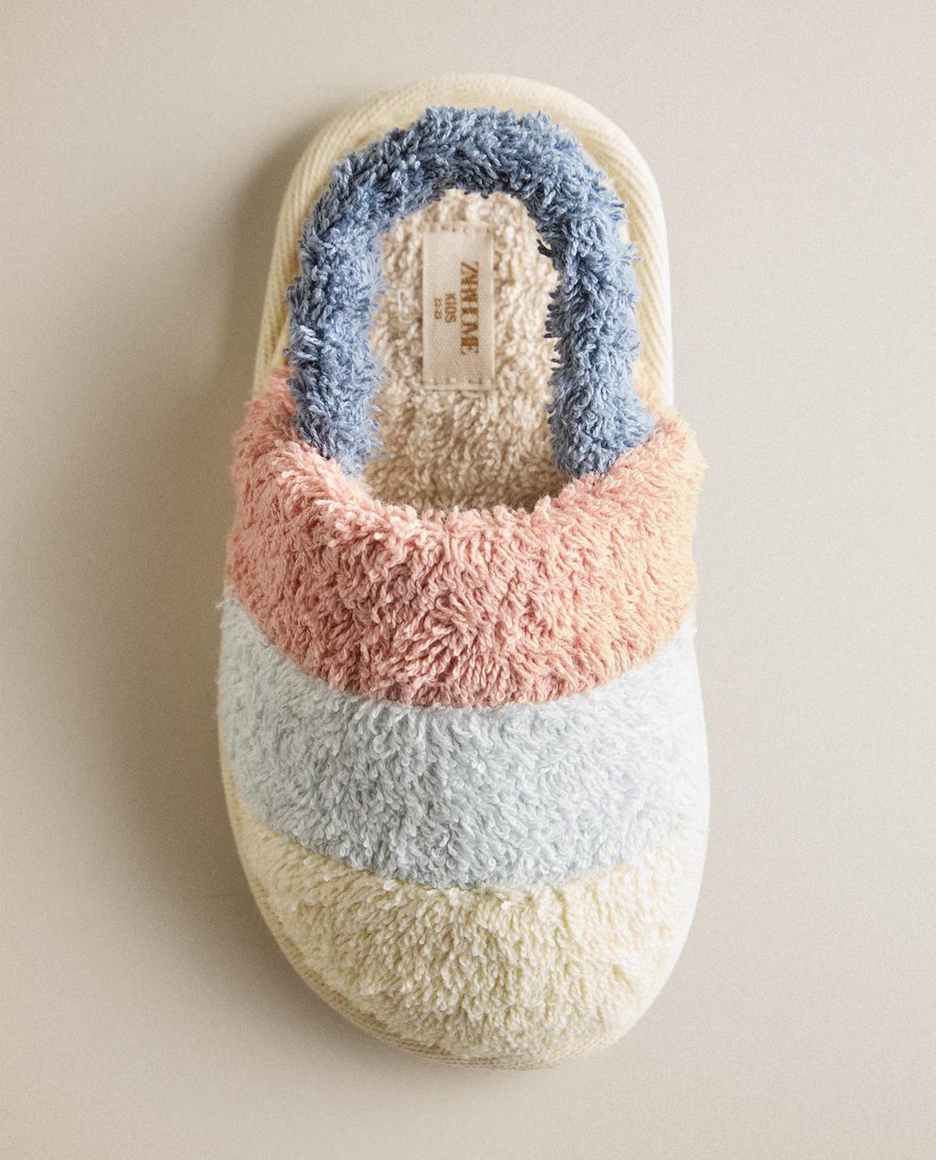 KIDS' TERRY BATH SLIPPERS