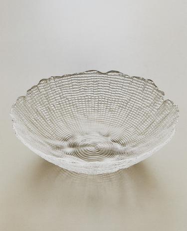 SALADIER VERRE RELIEF