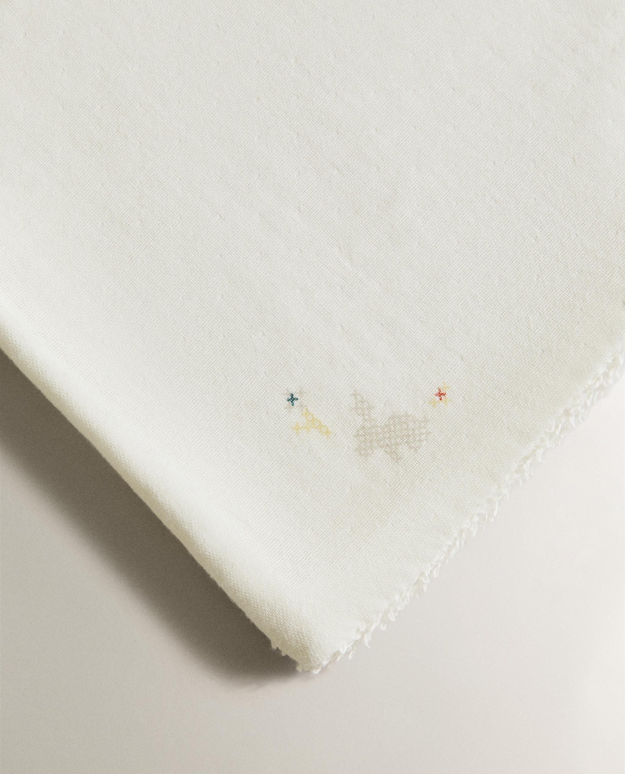 MUSLIN BABY BATH TOWEL WITH RABBITS product thumbnail 5