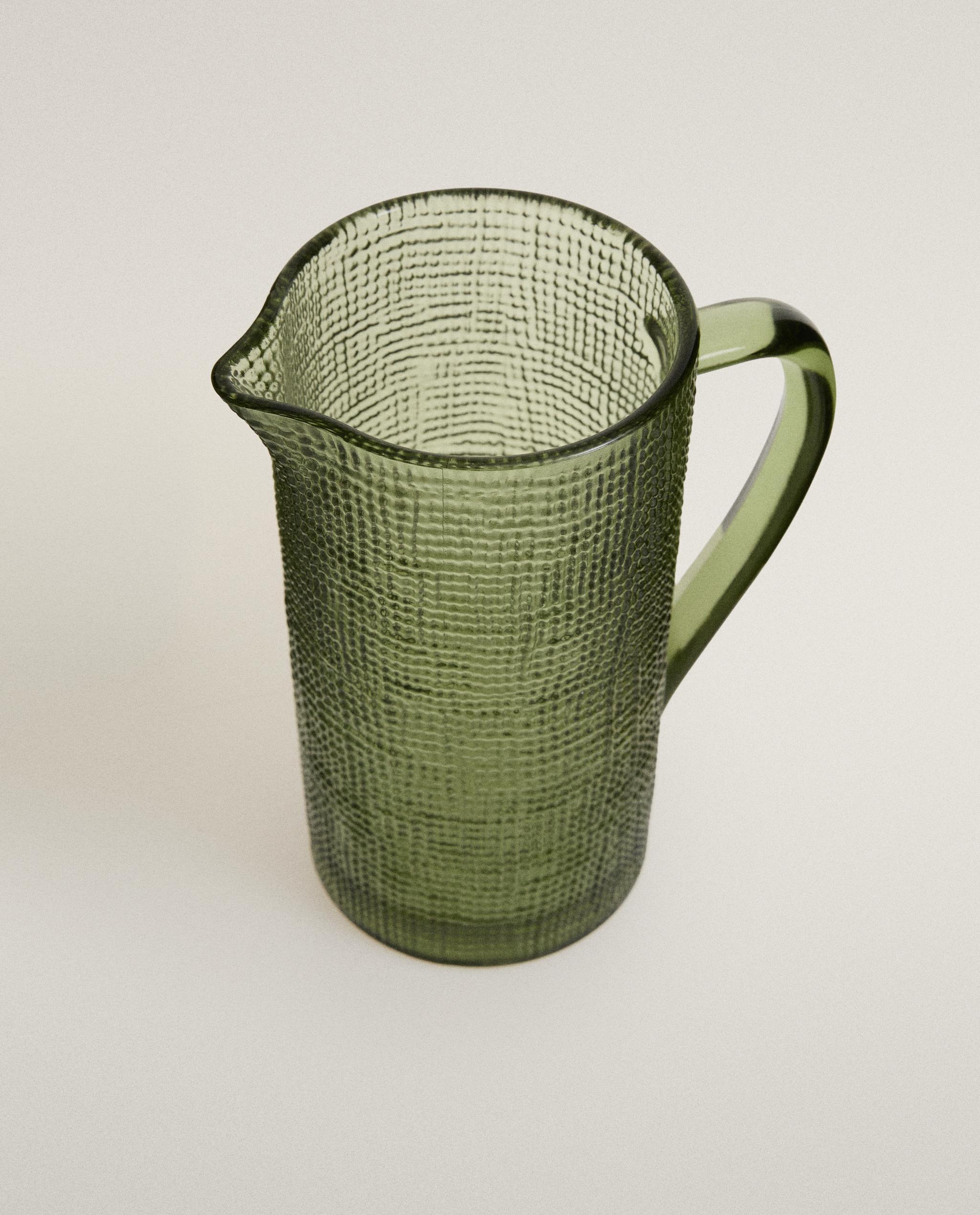 RAISED DESIGN GLASS JUG product thumbnail 8