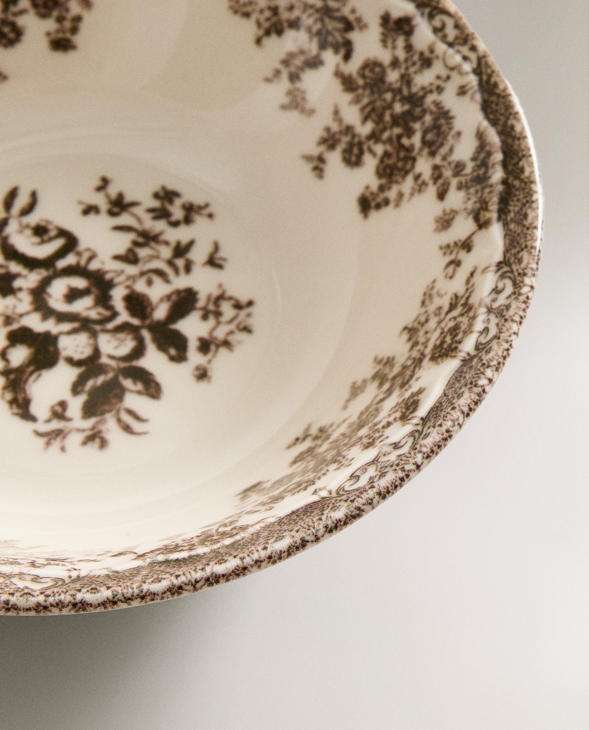 FLORAL EARTHENWARE BOWL product thumbnail 16