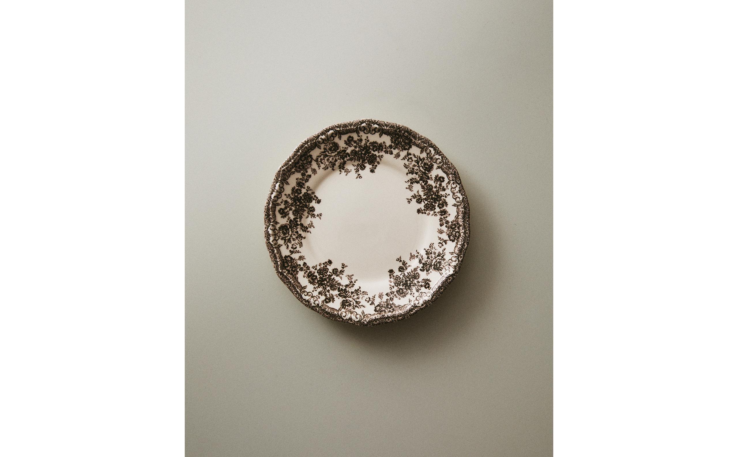 FLORAL EARTHENWARE SIDE PLATE | Zara Home United States of America