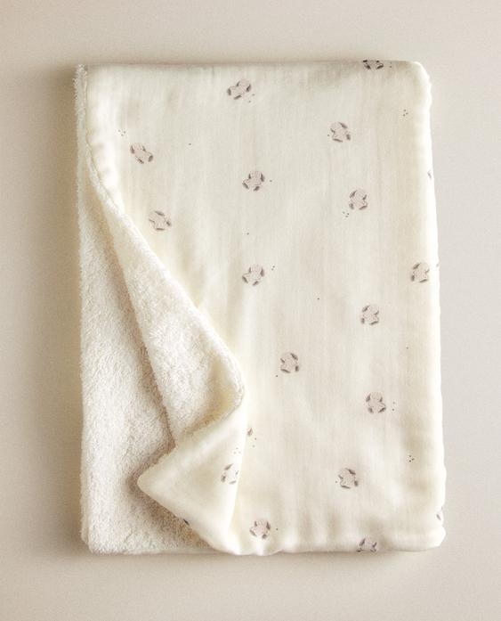 BUNNY RABBIT BABY BATH TOWEL BUNNY RABBIT BABY BATH TOWEL