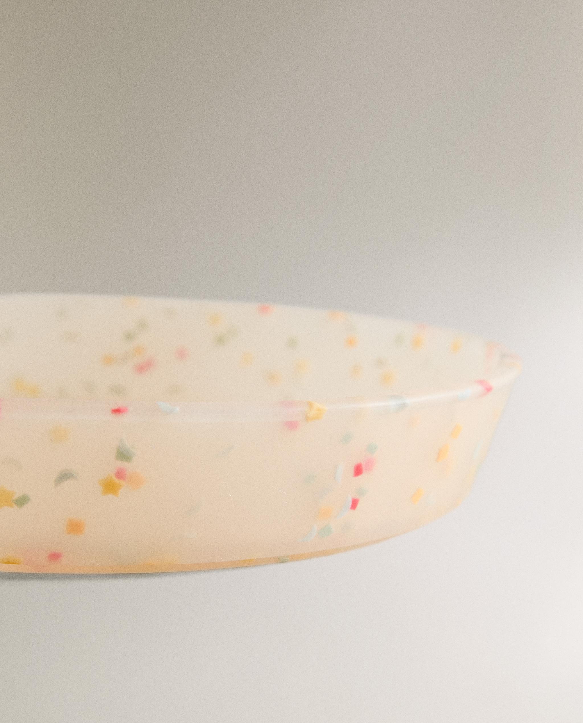 KIDS’ CONFETTI SILICONE DINNER SET product thumbnail 5
