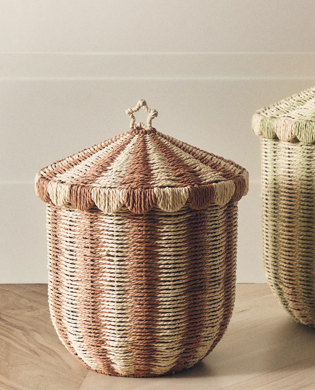 סל כביסה של נייר קרקס לילדים