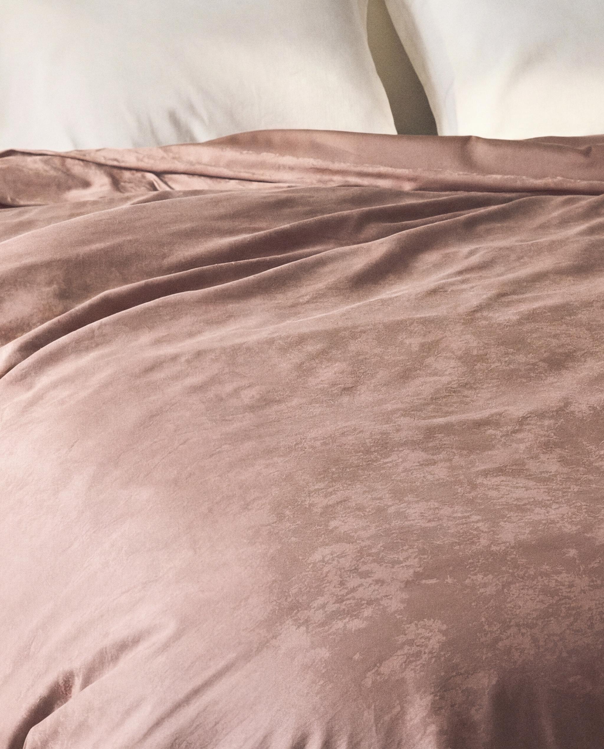 MARBLE JACQUARD SATEEN DUVET COVER