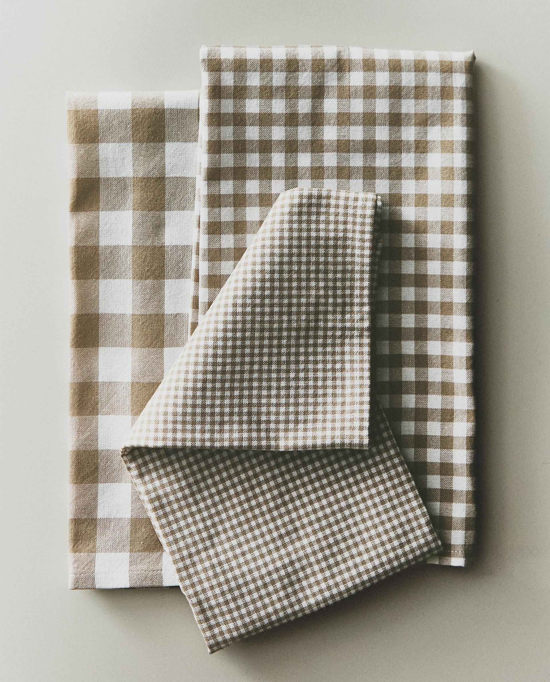 SET OF DYED THREAD TEA TOWELS (SET OF 3) product thumbnail 9
