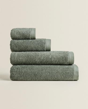 PLAIN COTTON TERRY BATH TOWEL (500 GXM²)