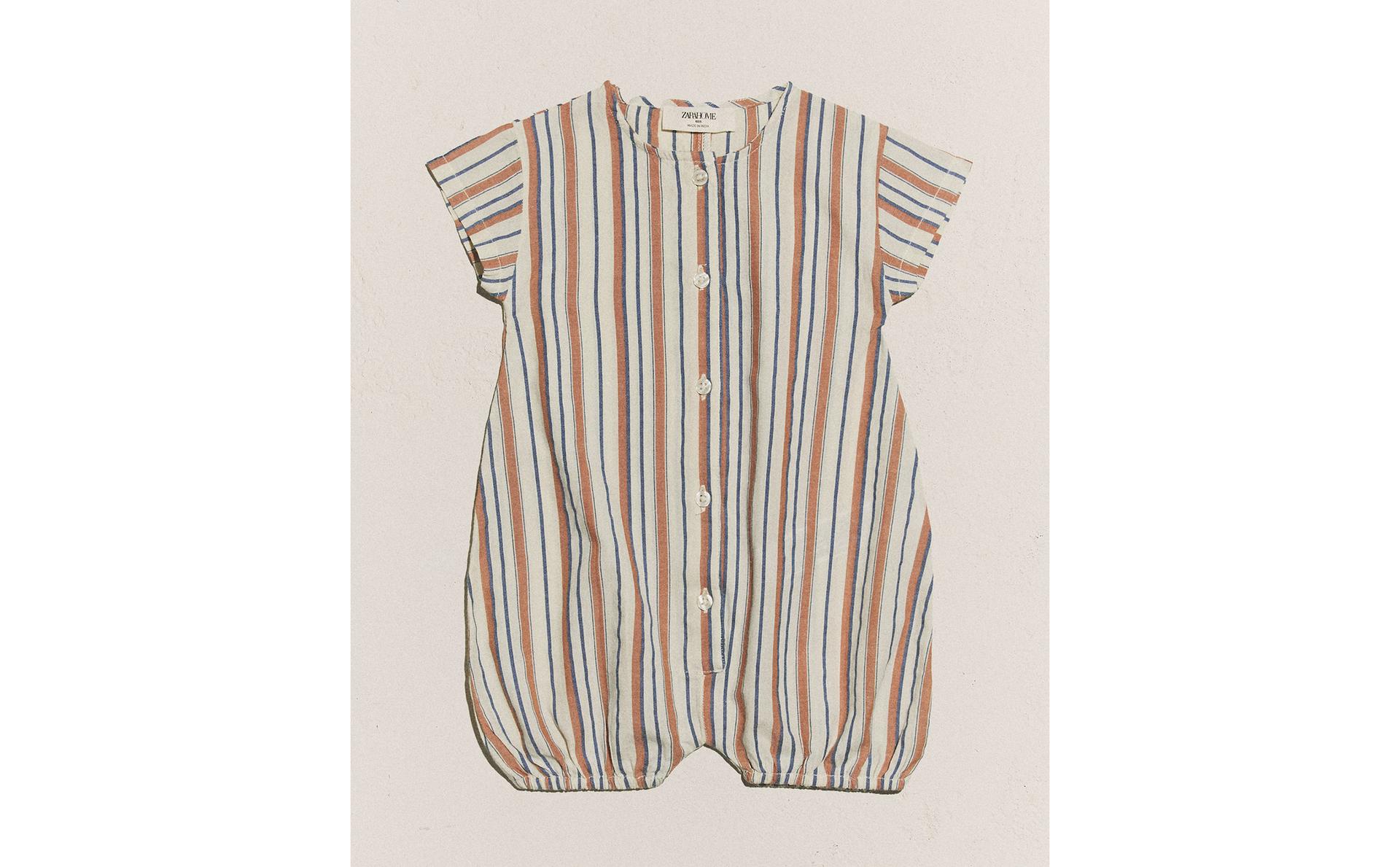 STRIPED BABY ROMPER STRIPED BABY ROMPER