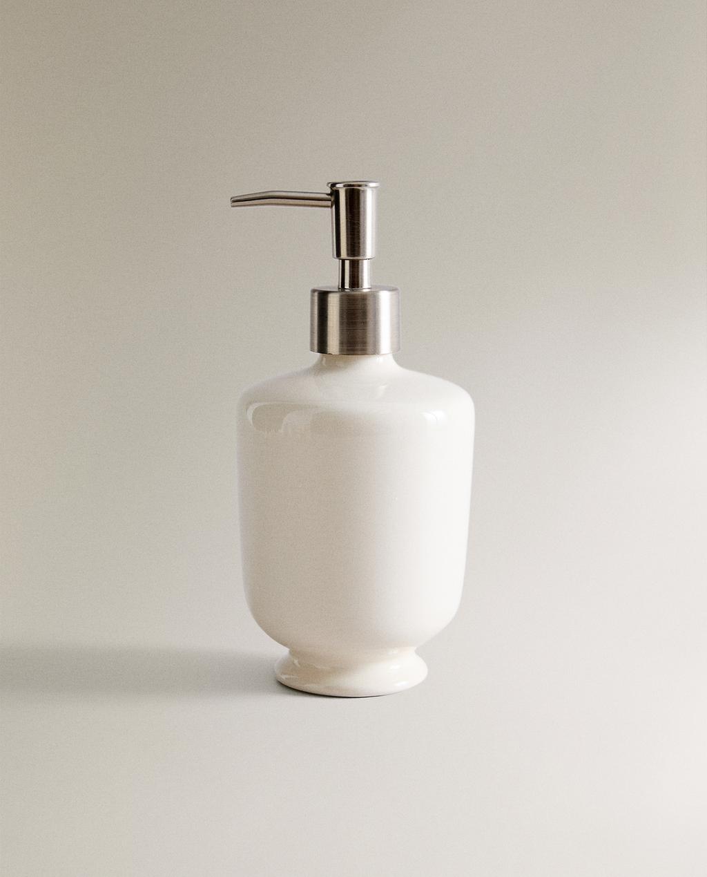 CERAMIC BATHROOM SOAP DISPENSER