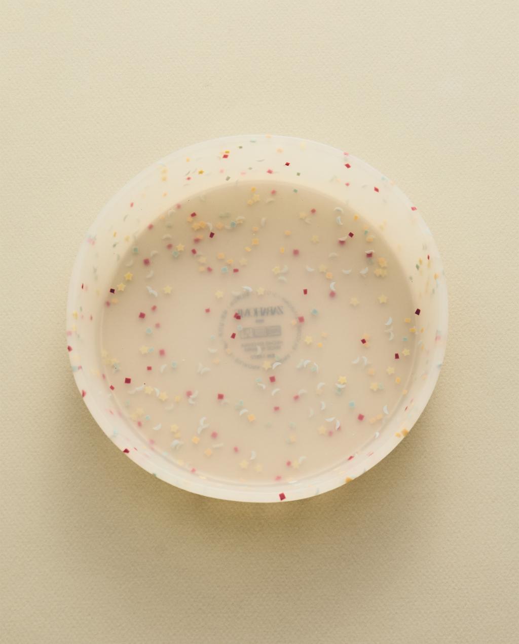 KIDS' SILICONE CONFETTI PLATE