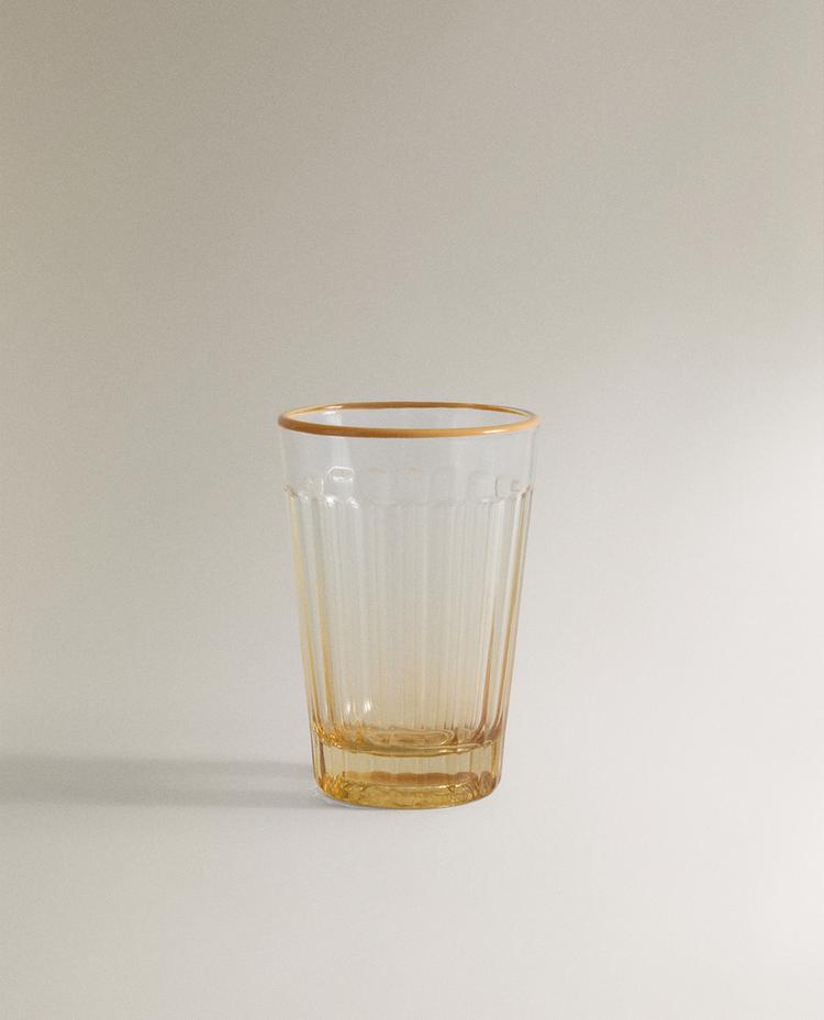 COLOURED RIM TUMBLER