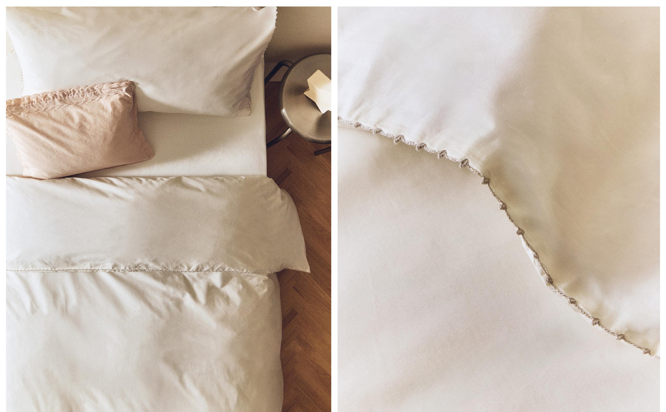 ZARA　ボックスシーツ　掛け布団カバー　セット　グレージュ　シングル ZARAHOME ボックスシーツ 掛け布団カバー セット グレージュ