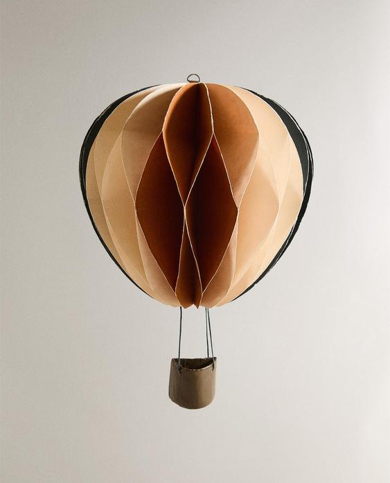 COLOURED PAPER WALL BALLOON (21 CM)