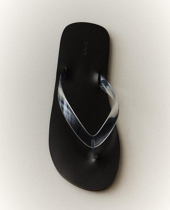 MINIMALE TRANSPARENTE SANDALE