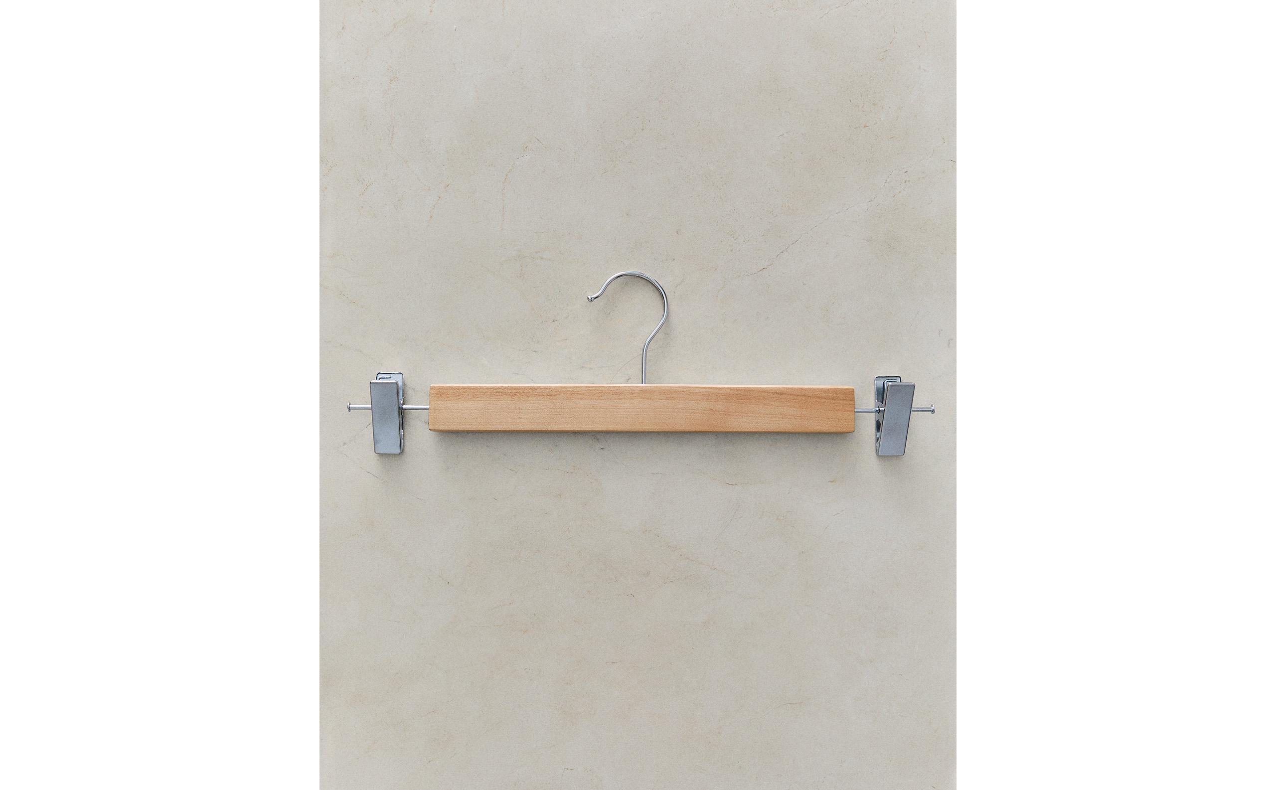 WOODEN SKIRT HANGER (SET OF 3) product thumbnail 2