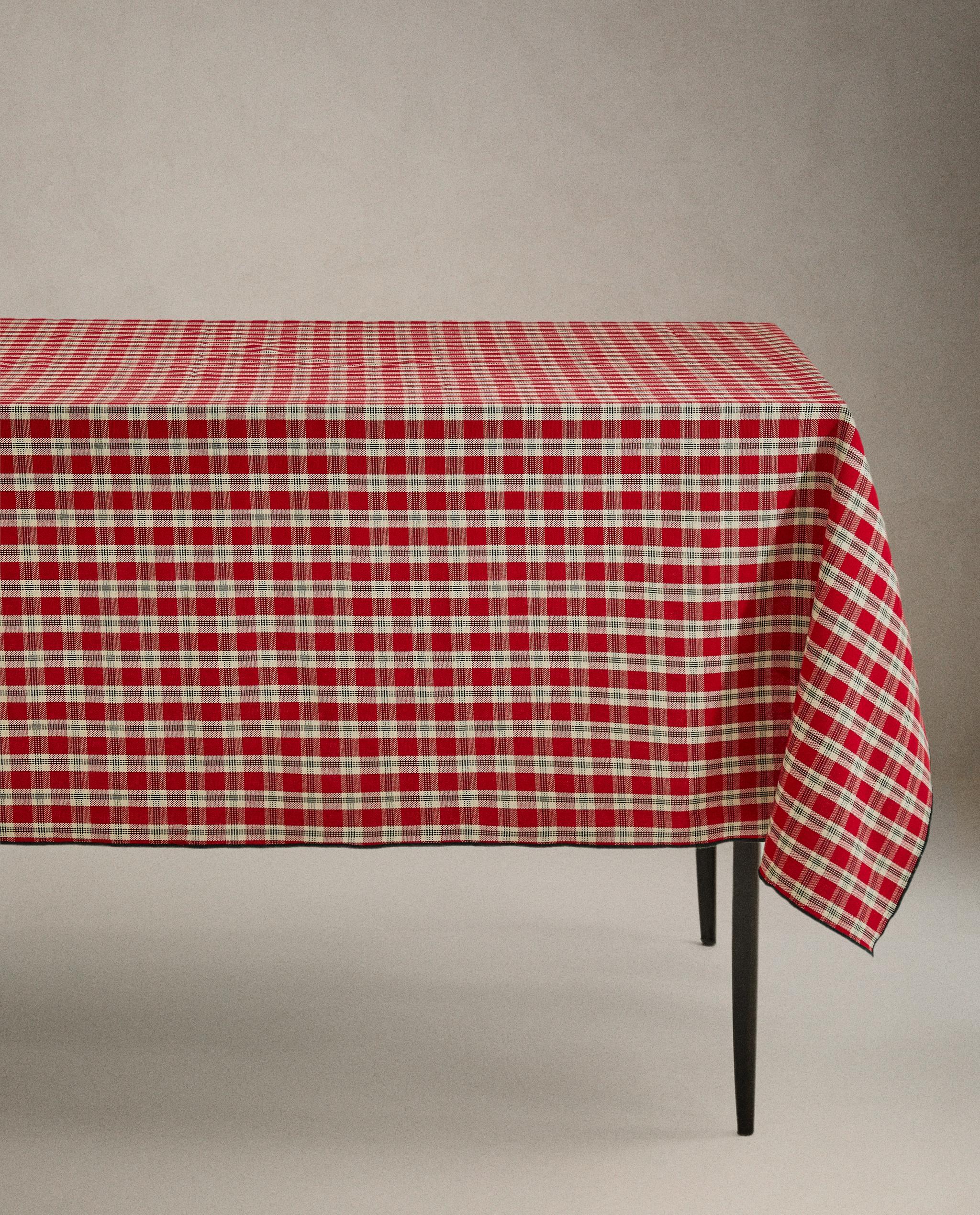 クリスマス ダイヤーン コットン テーブルクロス | Zara Home