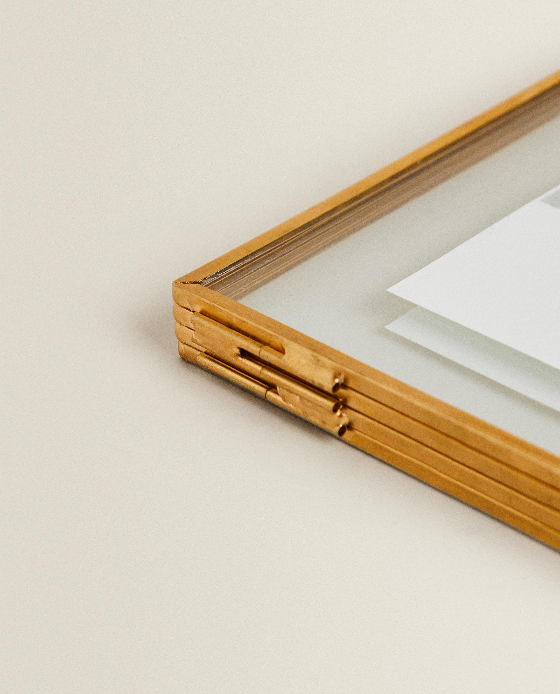 DOUBLE GOLDEN PHOTO FRAME product thumbnail 8